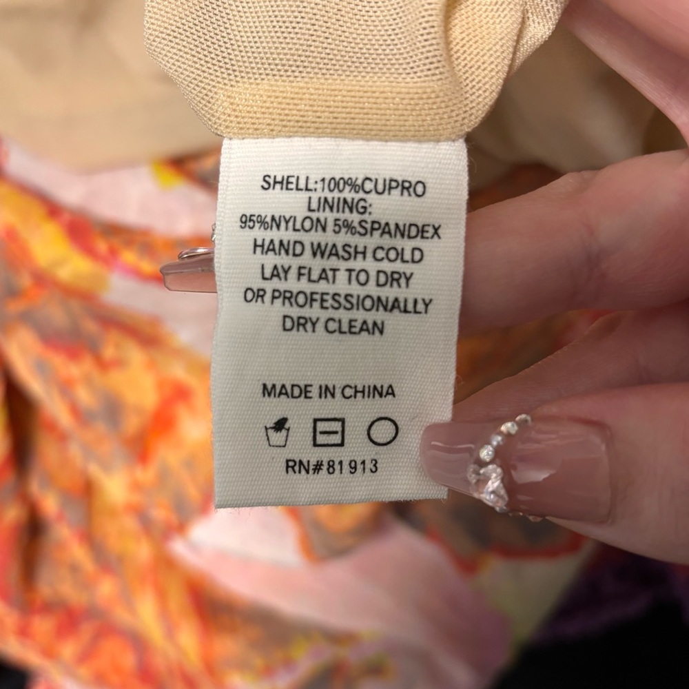 NWT Anthropologie Hope for Flowers Tracy Reese Floral One Shoulder Midi Dress L - Picture 10 of 10